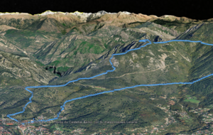 la Pointe du Castellar &amp; le col du dragon depuis Levens